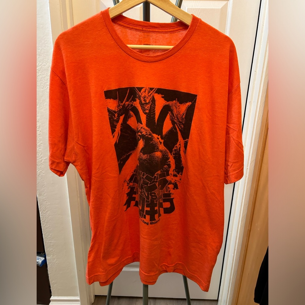 Orange Godzilla T-Shirt